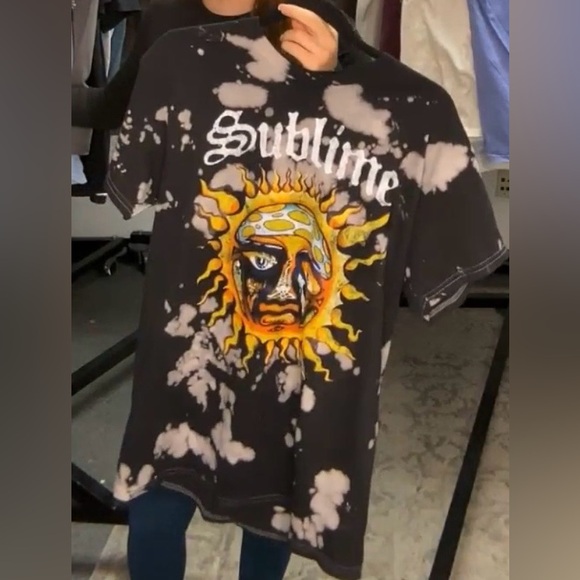 Sublime 40 Oz. To Freedom Sun Bleach-Dyed T-Shirt size Medium - Picture 6 of 6